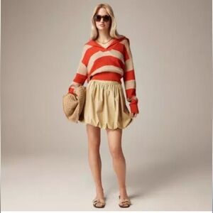 J. Crew Mini Bubble Skirt size 6